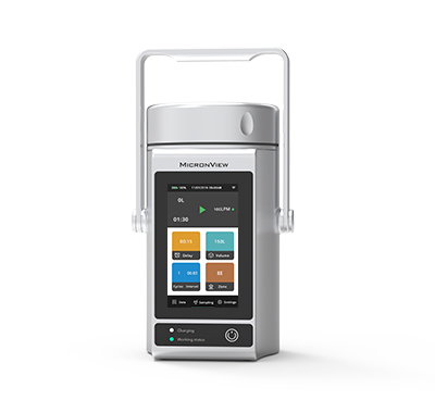Touchscreen-BioAerosol-Probenehmer mit Batterie für das Labor